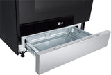 LG 5.8 CF Gas Single Oven Slide-In Range, Air Fry, Fan Convection, ThinQ - Stainless LSGL5833F LG 5.8 CF Gas Single Oven Slide-In Range, Air Fry, Fan Convection, ThinQ - Stainless LSGL5833F