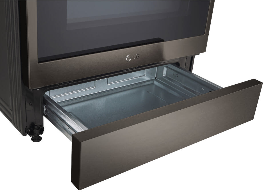 LG 6.3 CF Gas Single Oven Slide-In Range, Instaview, Air Fry, ProBake, ThinQ - Black Stainless LSGL6335D LG 6.3 CF Gas Single Oven Slide-In Range, Instaview, Air Fry, ProBake, ThinQ - Black Stainless LSGL6335D