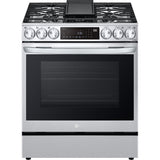 LG 6.3 CF Gas Single Oven Slide-In Range, Instaview, Air Fry, ProBake, ThinQ - Stainless LSGL6335F LG 6.3 CF Gas Single Oven Slide-In Range, Instaview, Air Fry, ProBake, ThinQ - Stainless LSGL6335F