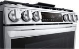 LG 6.3 CF Gas Single Oven Slide-In Range, Instaview, Air Fry, ProBake, ThinQ - Stainless LSGL6335F LG 6.3 CF Gas Single Oven Slide-In Range, Instaview, Air Fry, ProBake, ThinQ - Stainless LSGL6335F