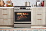LG 6.3 CF Gas Single Oven Slide-In Range, Instaview, Air Fry, ProBake, ThinQ - Stainless LSGL6335F LG 6.3 CF Gas Single Oven Slide-In Range, Instaview, Air Fry, ProBake, ThinQ - Stainless LSGL6335F