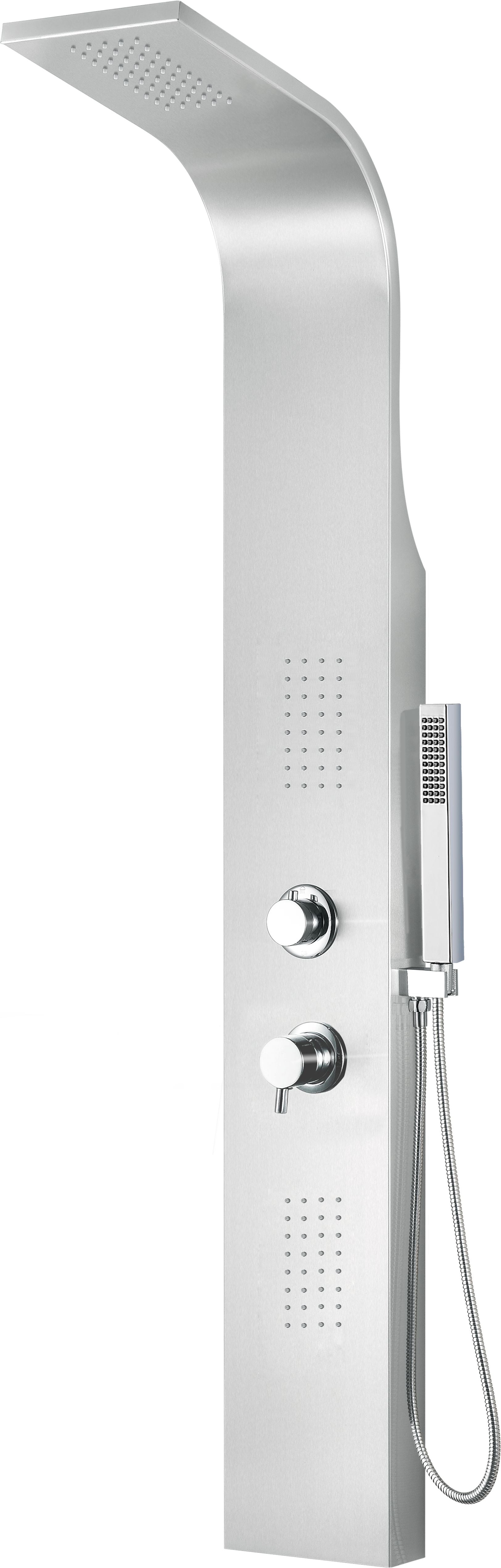 ALFI Brand - Modern Stainless Steel Shower Panel with 2 Body Sprays | ABSP20 ALFI Brand - Modern Stainless Steel Shower Panel with 2 Body Sprays | ABSP20