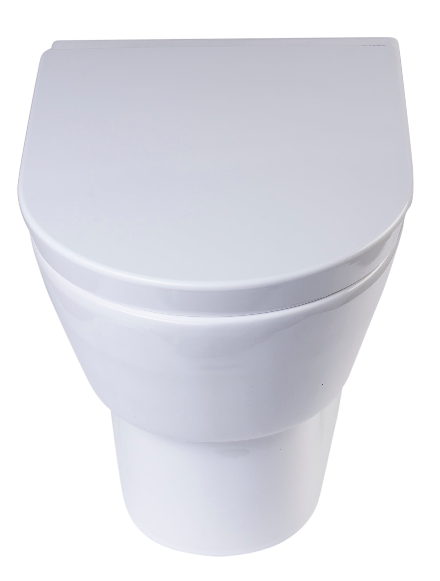 EAGO - Round Modern Wall Mount Dual Flush Toilet Bowl | WD332 EAGO - Round Modern Wall Mount Dual Flush Toilet Bowl | WD332