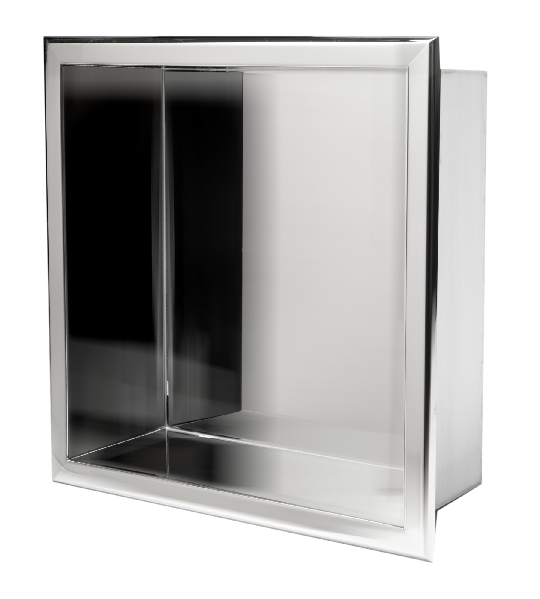 ALFI Brand - 12 x 12 Polished Stainless Steel Square Single Shelf Bath Shower Niche | ABN1212-PSS ALFI Brand - 12 x 12 Polished Stainless Steel Square Single Shelf Bath Shower Niche | ABN1212-PSS