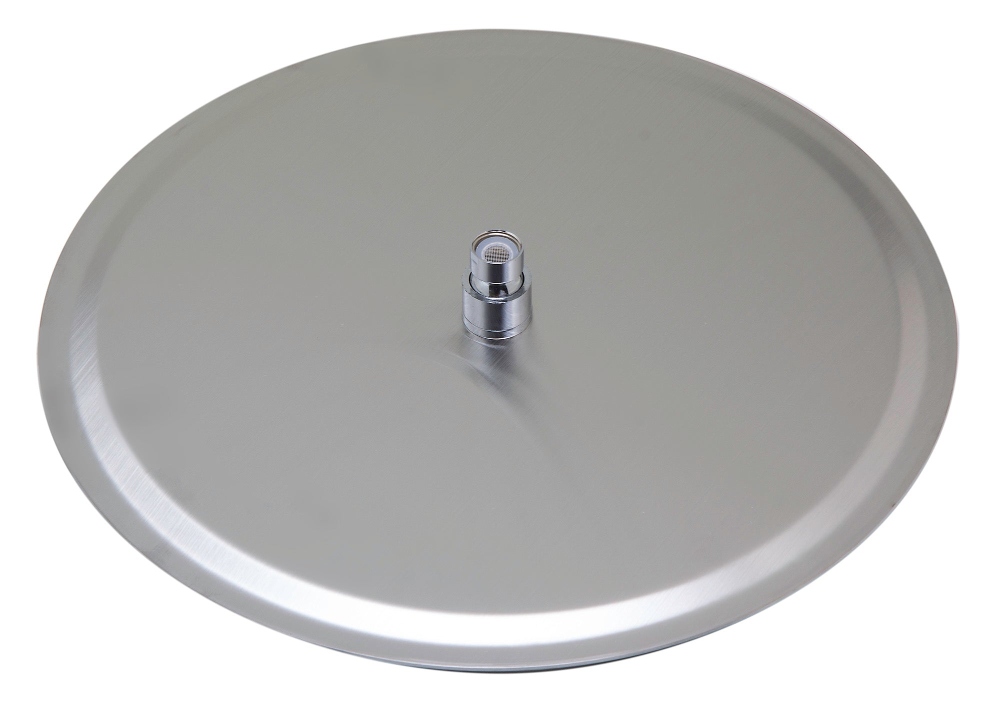 ALFI Brand - Solid Brushed Stainless Steel 16" Round Ultra Thin Rain Shower Head | RAIN16R-BSS ALFI Brand - Solid Brushed Stainless Steel 16" Round Ultra Thin Rain Shower Head | RAIN16R-BSS