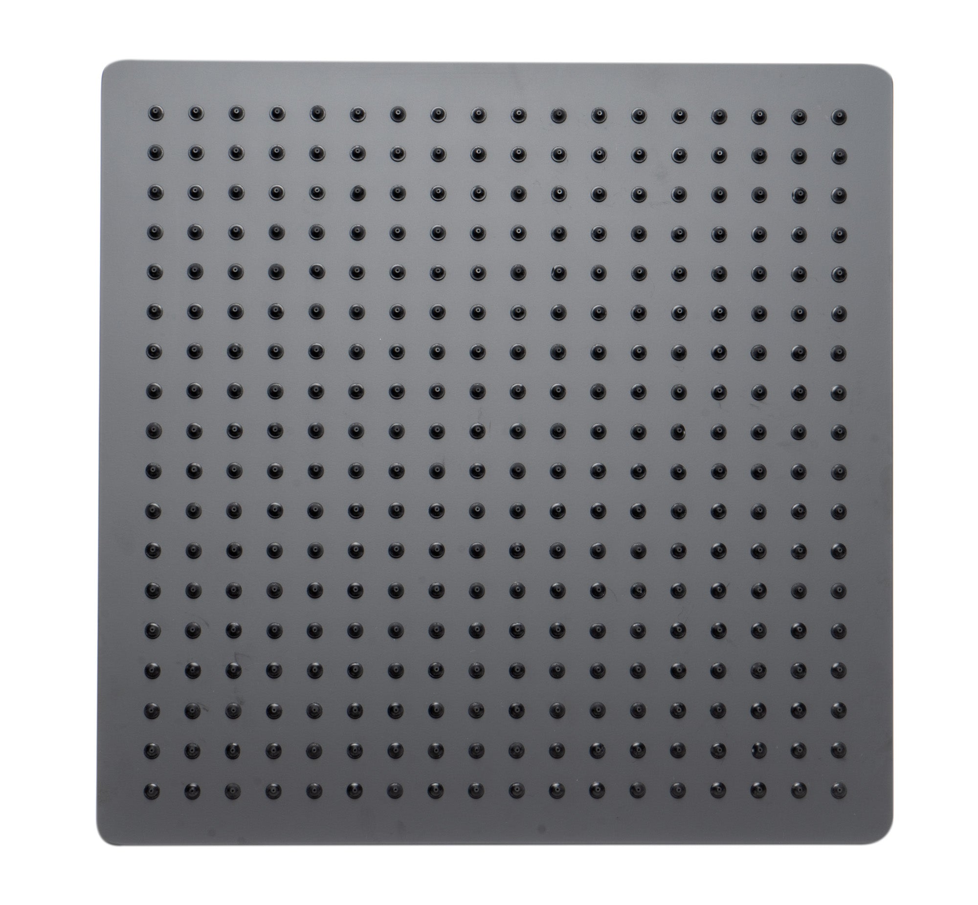 ALFI Brand - Matte Black Stainless Steel 16" Square Ultra-Thin Rain Shower Head | RAIN16S-BM ALFI Brand - Matte Black Stainless Steel 16" Square Ultra-Thin Rain Shower Head | RAIN16S-BM