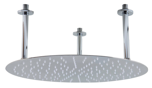 ALFI Brand - 20" Round Polished Solid Stainless Steel Ultra Thin Rain Shower Head | RAIN20R-PSS