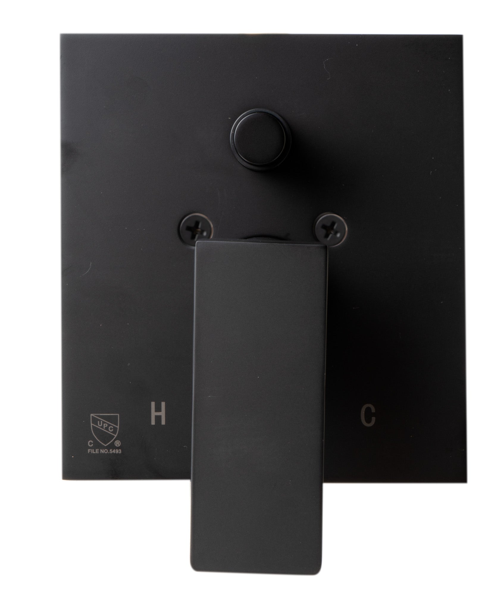 ALFI Brand - Black Matte Shower Valve with Square Lever Handle and Diverter | AB5601-BM ALFI Brand - Black Matte Shower Valve with Square Lever Handle and Diverter | AB5601-BM