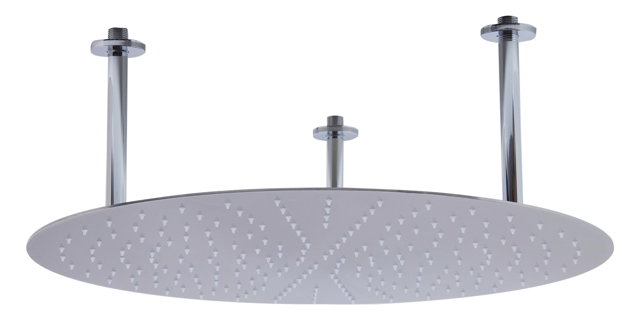 ALFI Brand - 24" Round Brushed Solid Stainless Steel Ultra Thin Rain Shower Head | RAIN24R-BSS ALFI Brand - 24" Round Brushed Solid Stainless Steel Ultra Thin Rain Shower Head | RAIN24R-BSS
