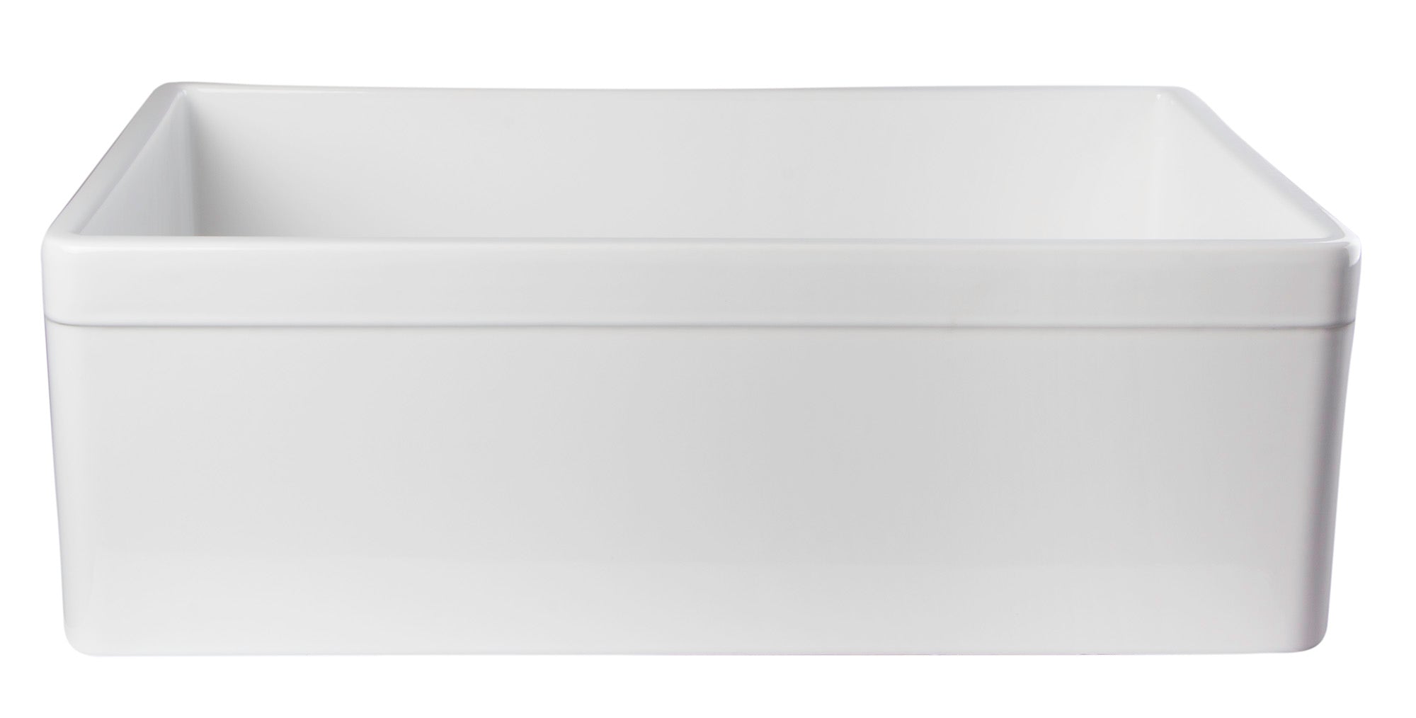ALFI Brand - White 30" Decorative Lip Apron Single Bowl Fireclay Farmhouse Kitchen Sink | AB511-W ALFI Brand - White 30" Decorative Lip Apron Single Bowl Fireclay Farmhouse Kitchen Sink | AB511-W