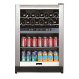 Magic Chef Beverage Center Magic Chef - Dual Zone Built-In Wine and Beverage Cooler Magic Chef Beverage Center Magic Chef - Dual Zone Built-In Wine and Beverage Cooler