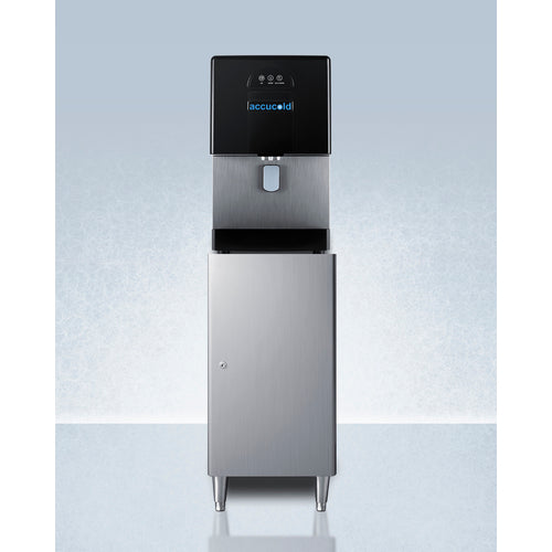 Accucold - 17" Cabinet for Select Ice/Water Dispensers, in Stainless Look Accucold - 17" Cabinet for Select Ice/Water Dispensers, in Stainless Look