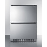 Summit - 24" Wide 2-Drawer Refrigerator-Freezer Summit - 24" Wide 2-Drawer Refrigerator-Freezer