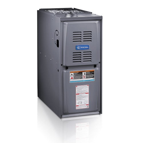 Mr Cool | MRCOOL 80% AFUE 90K BTU 2000 CFM Upflow/Horizontal Single-Stage Multi-Speed ECM Motor Furnace with 21" Cabinet | MGM80SE090C5A