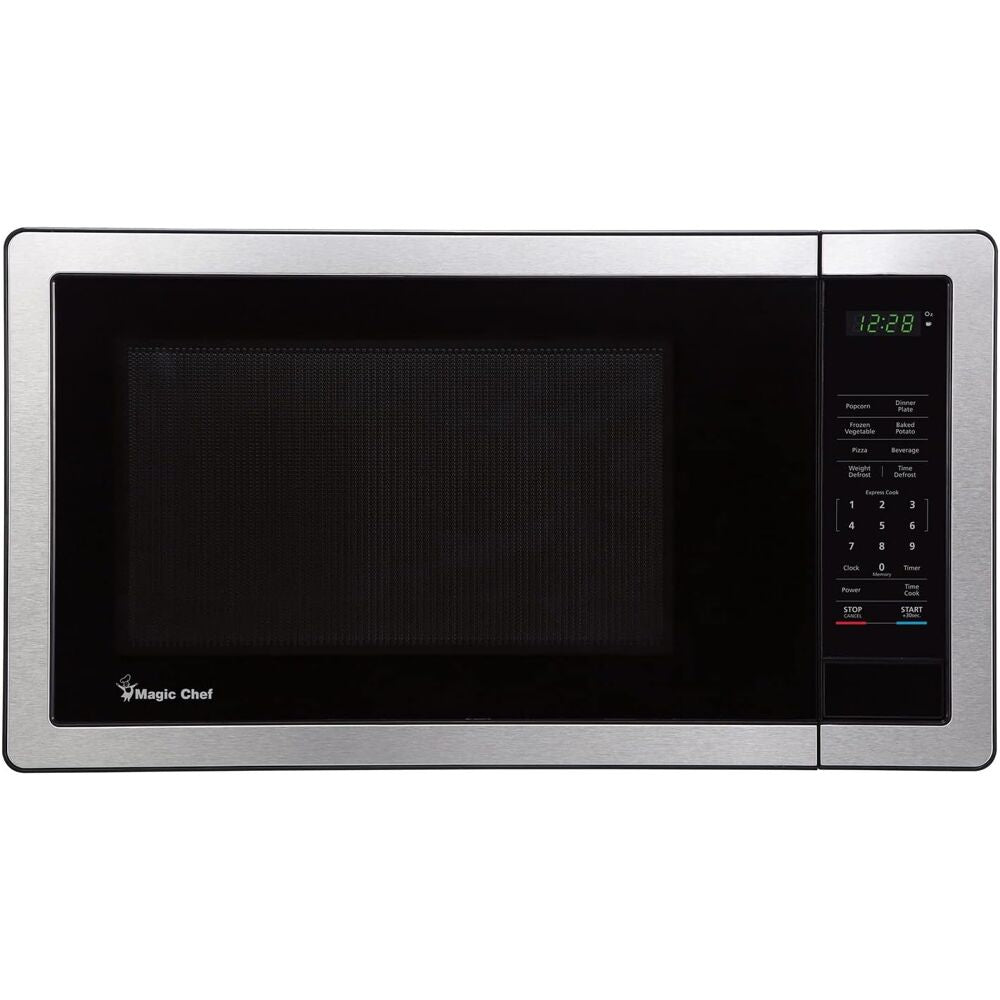 Magic Chef - 1.1 Cu Ft Countertop 1000 Watt Digital TouchMicrowaves - MC110MST Magic Chef - 1.1 Cu Ft Countertop 1000 Watt Digital TouchMicrowaves - MC110MST