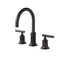 Water Creation | Water Creation Modern Gooseneck Spout Widespread Faucet F2-0014 in Oil-Rubbed Bronze | F2-0014-03-BL