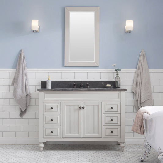 Water Creation | 48 Inch Earl Grey Single Sink Bathroom Vanity From The Potenza Collection | PO48BL03EG-000000000