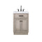 Water Creation | Chestnut 24 In. Single Sink Carrara White Marble Countertop Vanity In Grey Oak | CH24CW03GK-000000000