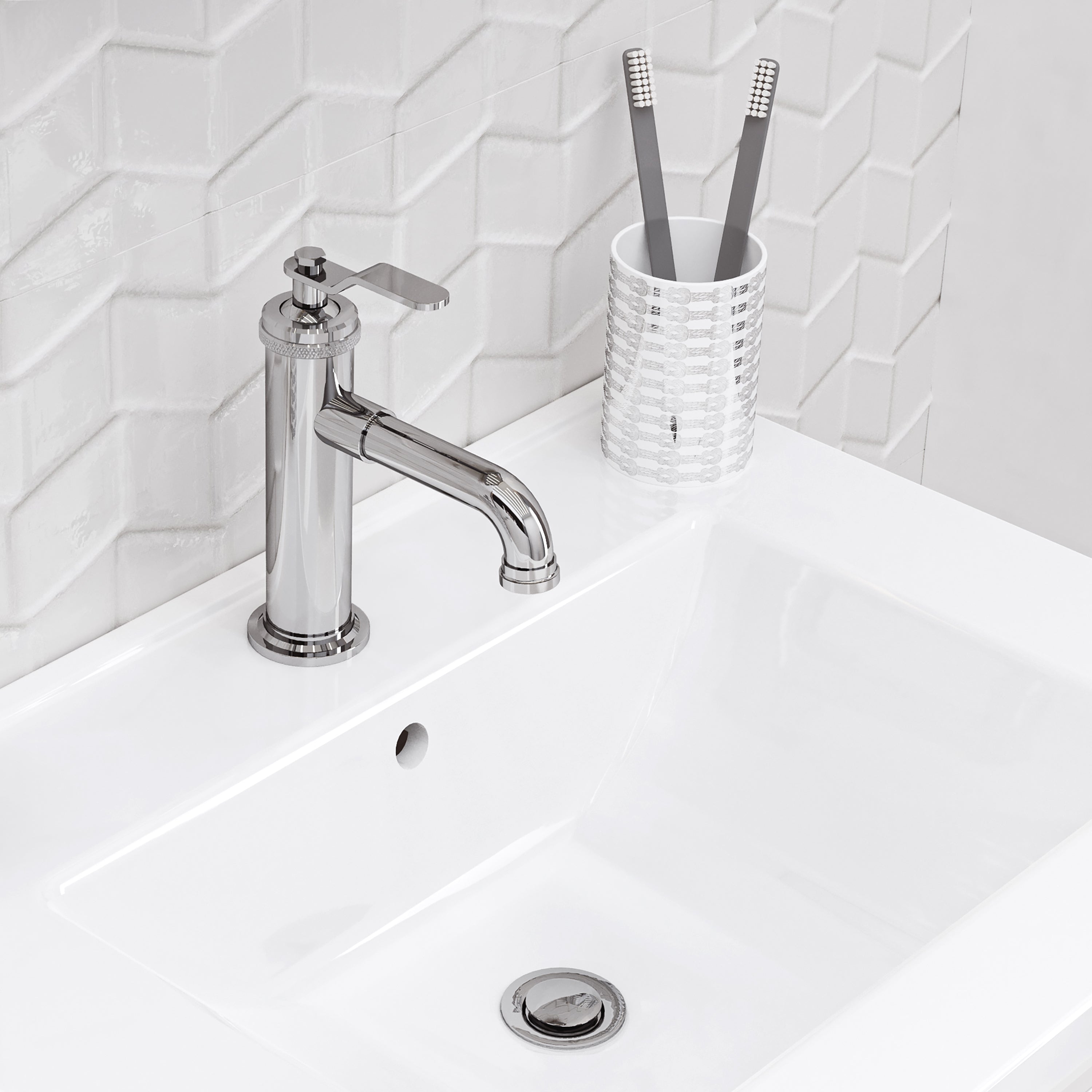 Water Creation | Water Creation Modern Streamlined Cylindrical Single Faucet F7-0001 in Triple Plated Chrome | F7-0001-01-NH Water Creation | Water Creation Modern Streamlined Cylindrical Single Faucet F7-0001 in Triple Plated Chrome | F7-0001-01-NH