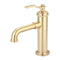 Water Creation | Water Creation Modern Streamlined Cylindrical Single Faucet F7-0001 in Satin Gold PVD | F7-0001-06-NH