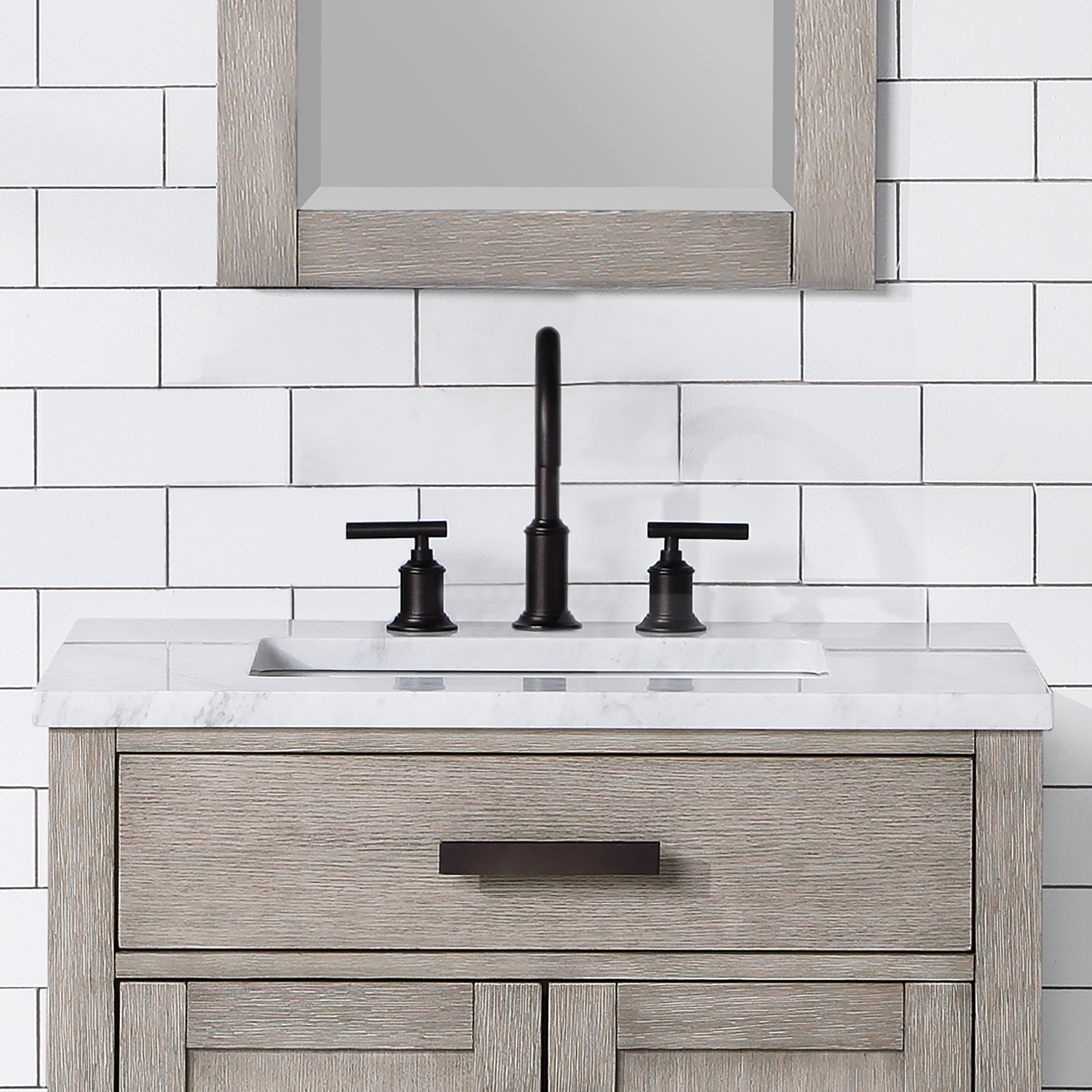 Water Creation | Water Creation Modern Gooseneck Spout Widespread Faucet F2-0014 in Oil-Rubbed Bronze | F2-0014-03-BL Water Creation | Water Creation Modern Gooseneck Spout Widespread Faucet F2-0014 in Oil-Rubbed Bronze | F2-0014-03-BL