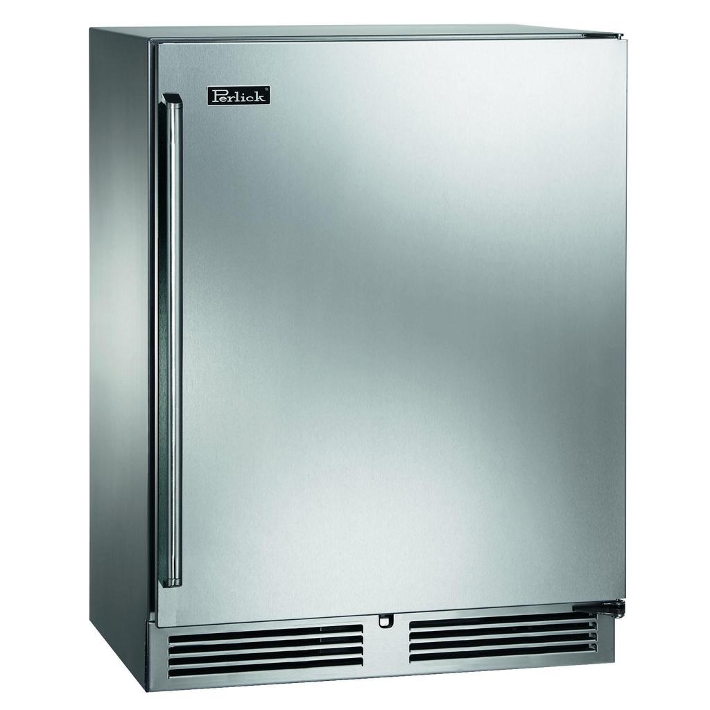 Perlick - Signature Series Sottile 18" Depth Indoor Beverage Center with stainless steel solid door- HH24BS-4 Perlick - Signature Series Sottile 18" Depth Indoor Beverage Center with stainless steel solid door- HH24BS-4