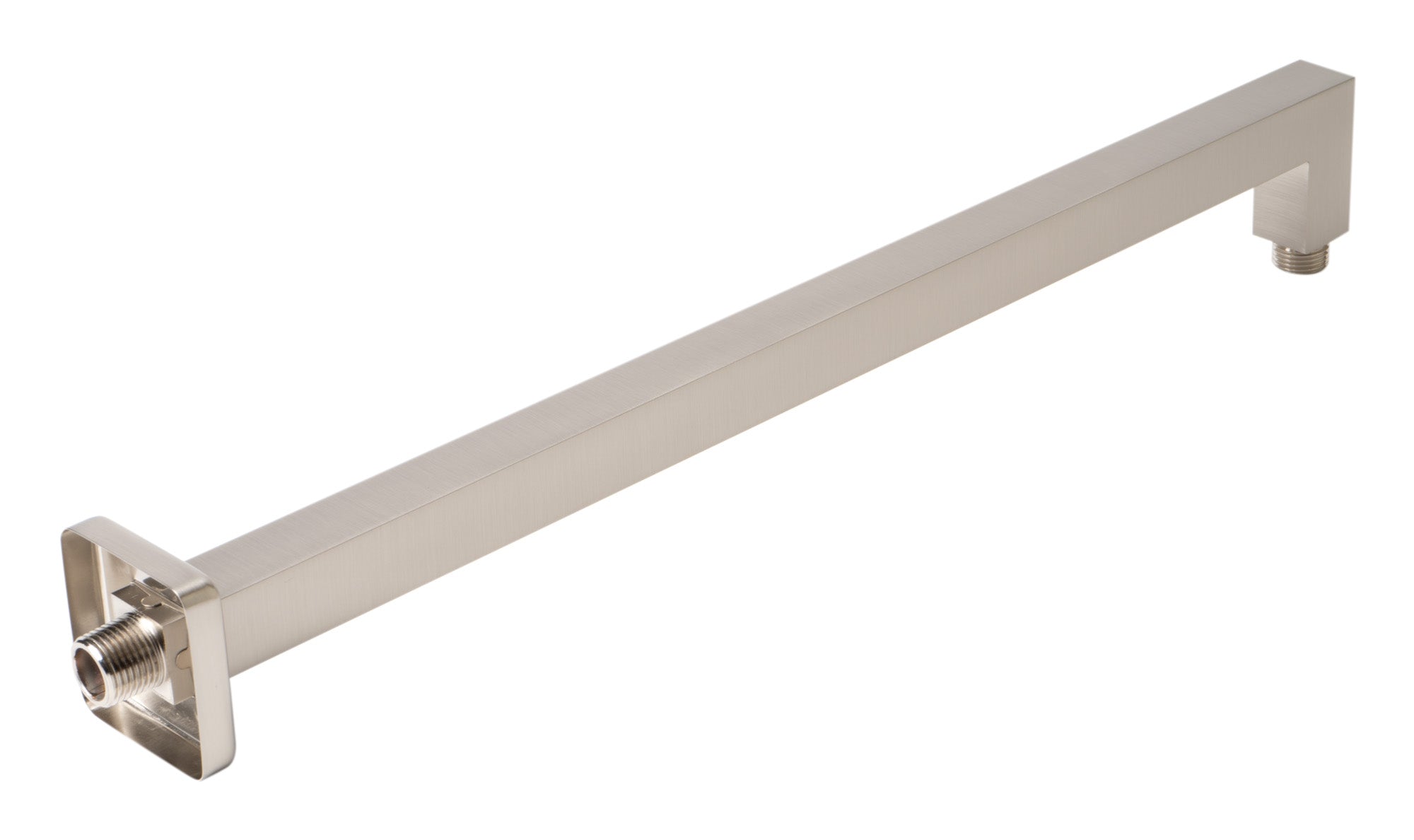 ALFI Brand - Brushed Nickel 20" Square Wall Shower Arm | ABSA20S-BN ALFI Brand - Brushed Nickel 20" Square Wall Shower Arm | ABSA20S-BN