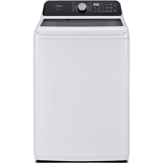 Midea - 4.4 CF Top Load Washer, Agitator, Stainless TubWash Machines - MLTW44A4BWW
