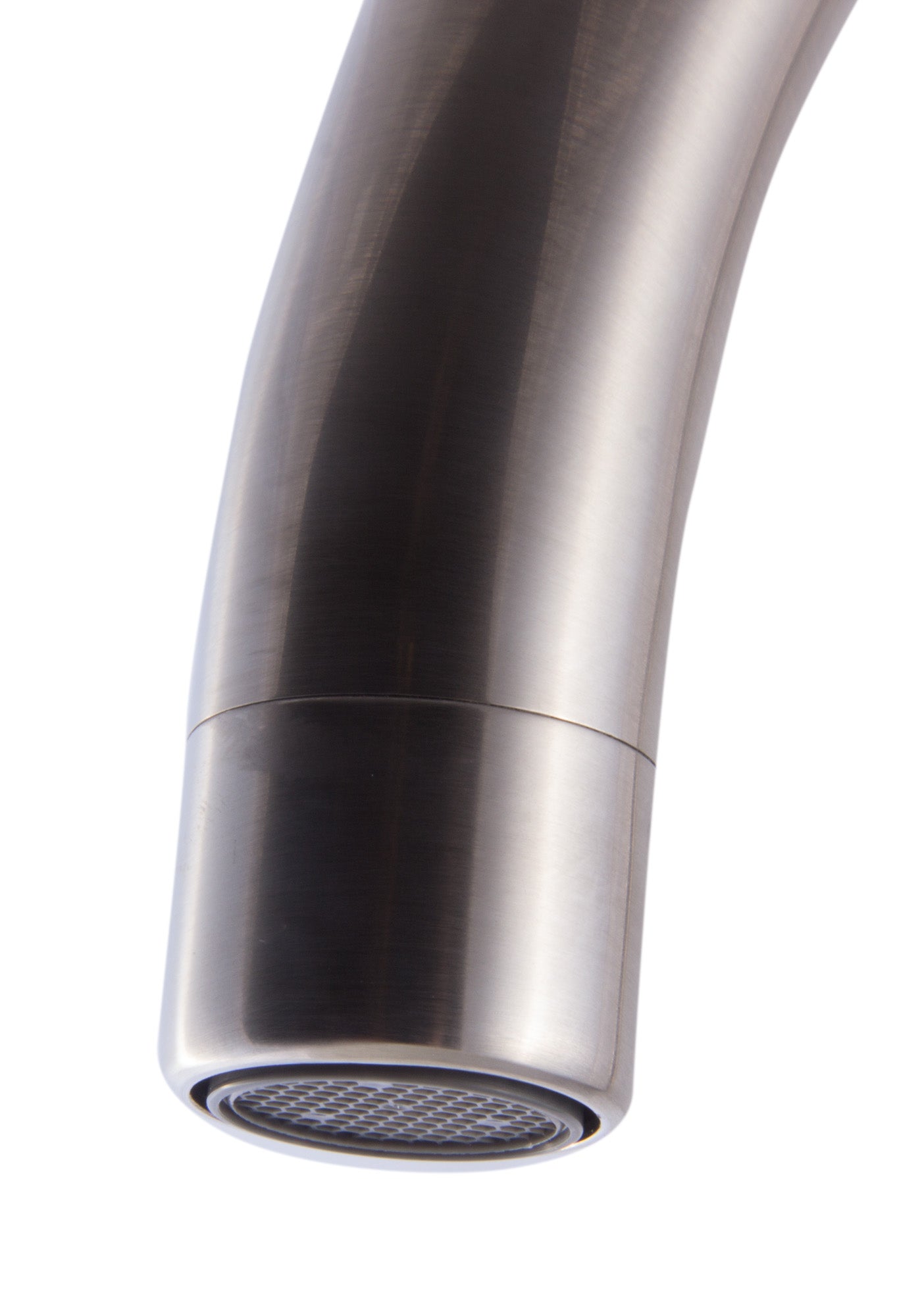 ALFI Brand - Brushed Nickel Gooseneck Single Hole Bathroom Faucet | AB3600-BN ALFI Brand - Brushed Nickel Gooseneck Single Hole Bathroom Faucet | AB3600-BN