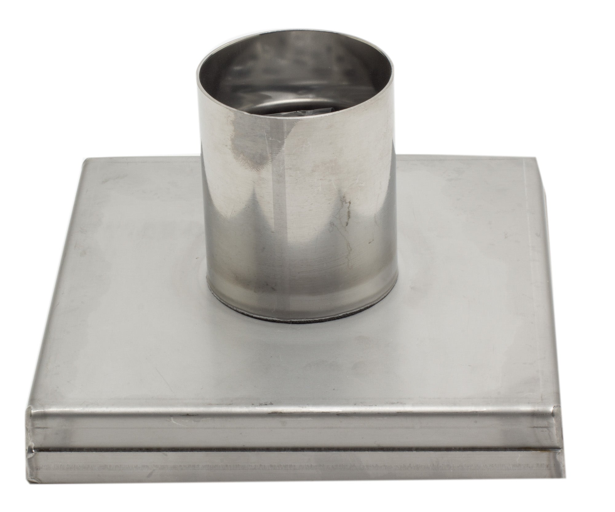 ALFI Brand - 5" x 5" Modern Square Stainless Steel Shower Drain with Groove Holes | ABSD55C-BSS ALFI Brand - 5" x 5" Modern Square Stainless Steel Shower Drain with Groove Holes | ABSD55C-BSS