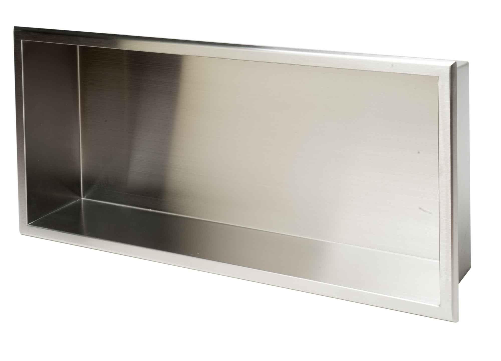 ALFI Brand - 24 x 12 Brushed Stainless Steel Horizontal Single Shelf Bath Shower Niche | ABN2412-BSS ALFI Brand - 24 x 12 Brushed Stainless Steel Horizontal Single Shelf Bath Shower Niche | ABN2412-BSS