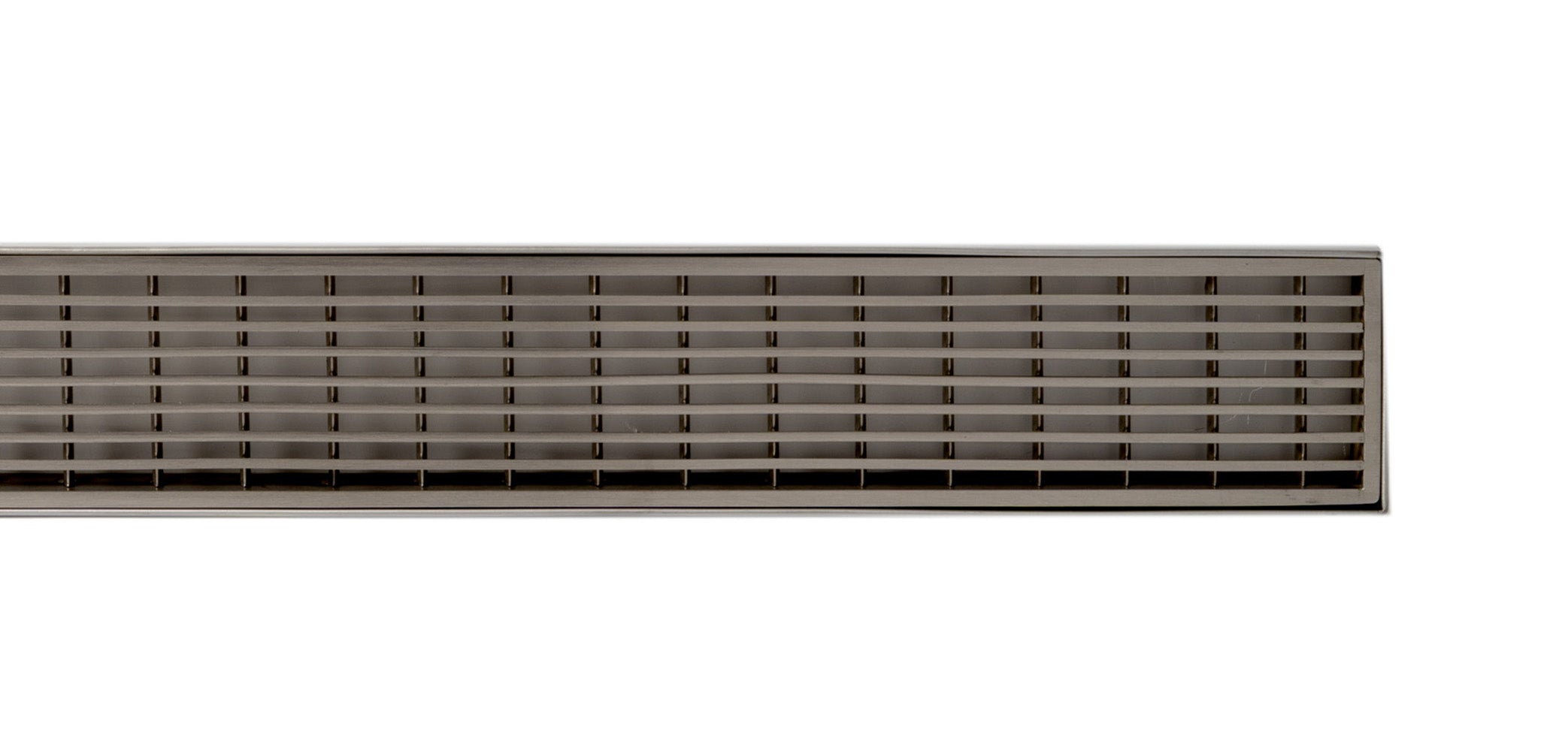 ALFI Brand - 59" Stainless Steel Linear Shower Drain with Groove Lines | ABLD59D ALFI Brand - 59" Stainless Steel Linear Shower Drain with Groove Lines | ABLD59D