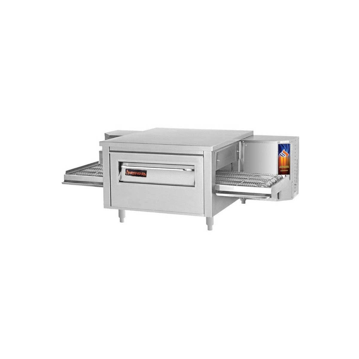 Sierra - Commercial - Single Deck Electric Conveyor Oven, Countertop, (1) 30"W Conveyor Belt - SRPO-72G-2 Sierra - Commercial - Single Deck Electric Conveyor Oven, Countertop, (1) 30"W Conveyor Belt - SRPO-72G-2