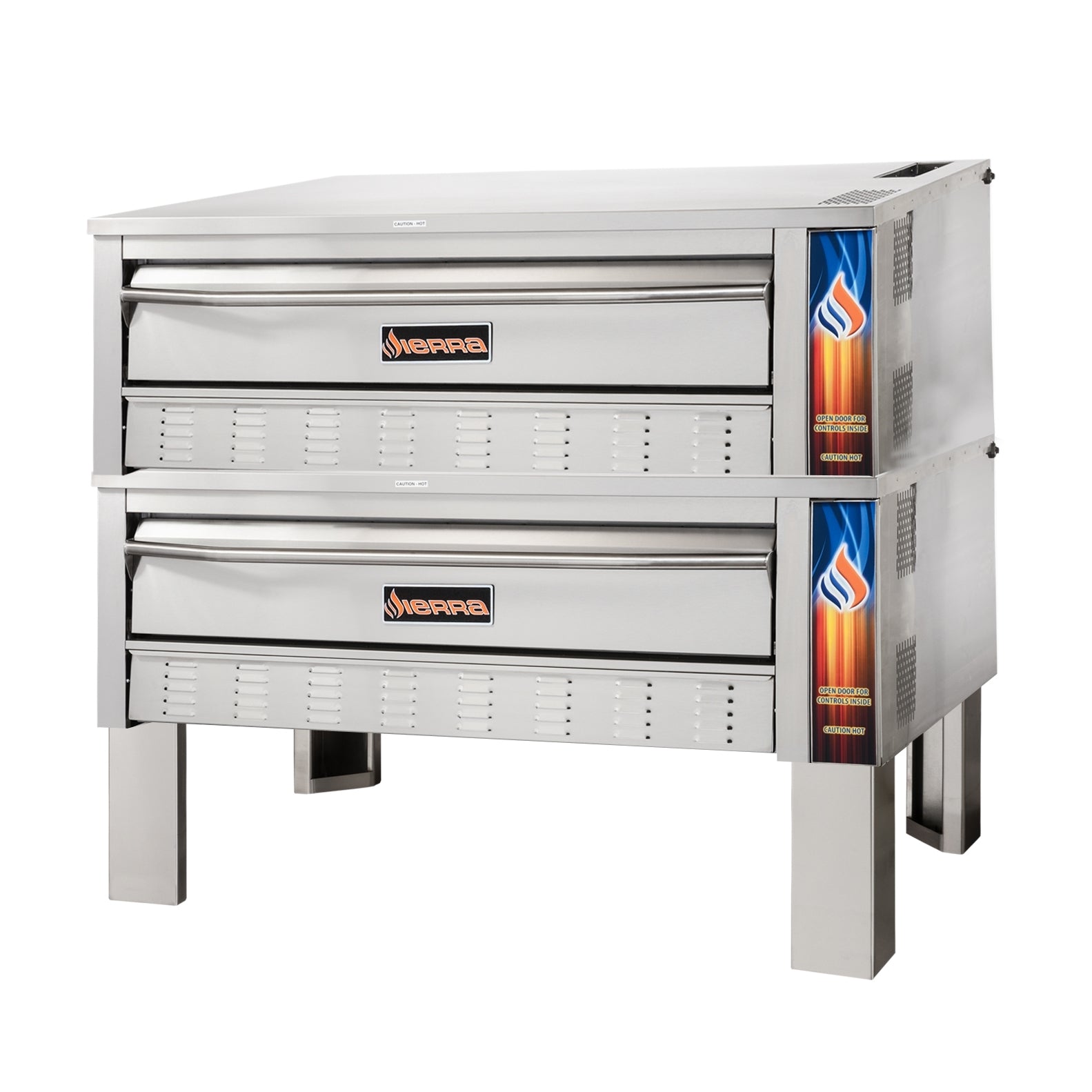 Sierra - Commercial - Gas Pizza Deck Oven, Double Deck - SRPO-60G-2 Sierra - Commercial - Gas Pizza Deck Oven, Double Deck - SRPO-60G-2