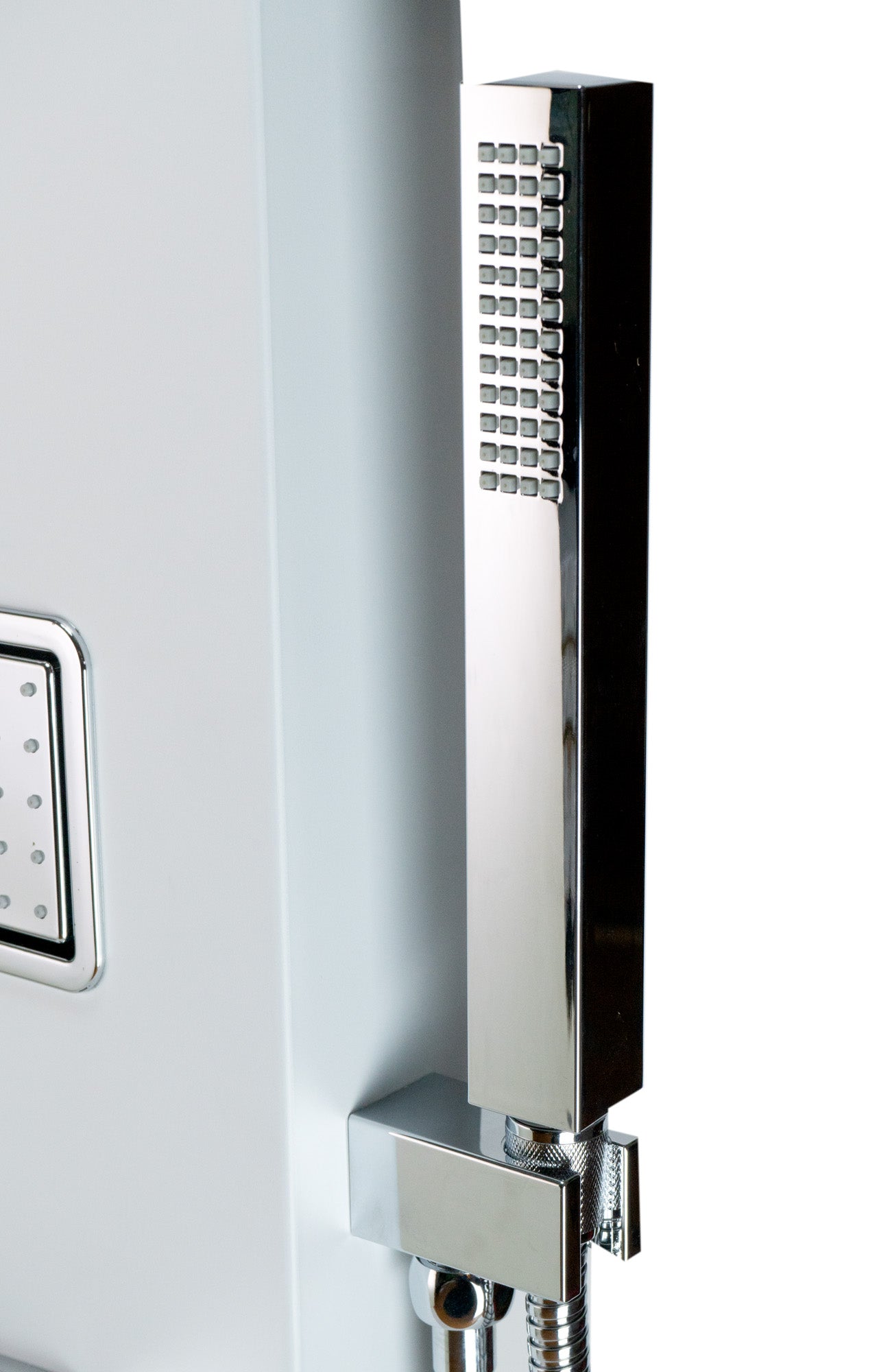 ALFI Brand - White Aluminum Shower Panel with 2 Body Sprays and Rain Shower Head | ABSP60W ALFI Brand - White Aluminum Shower Panel with 2 Body Sprays and Rain Shower Head | ABSP60W