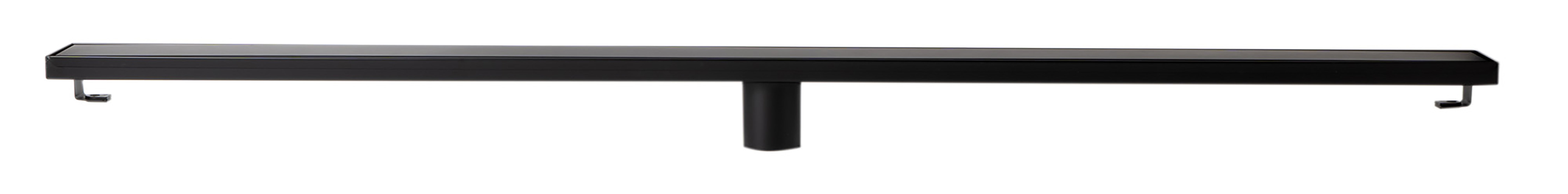 ALFI Brand - 47" Black Matte Brushed Stainless Steel Linear Shower Drain with Solid Cover | ABLD47B-BM ALFI Brand - 47" Black Matte Brushed Stainless Steel Linear Shower Drain with Solid Cover | ABLD47B-BM