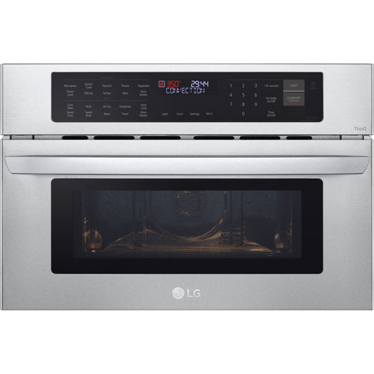LG - 30-Inch Single Speed Electric Smart Wall Oven & Microwave - MZBZ1715S
