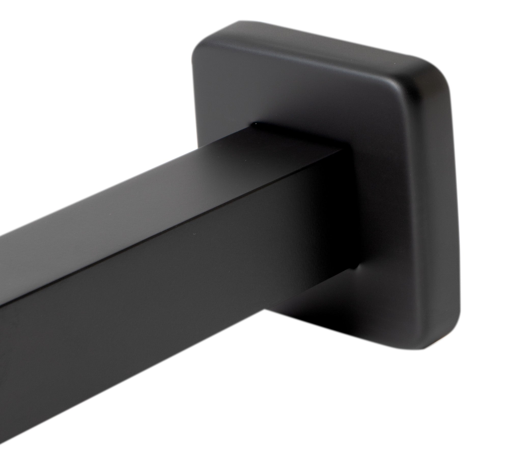 ALFI Brand - Black Matte 6" Square Ceiling Shower Arm | ABSA6S-BM ALFI Brand - Black Matte 6" Square Ceiling Shower Arm | ABSA6S-BM
