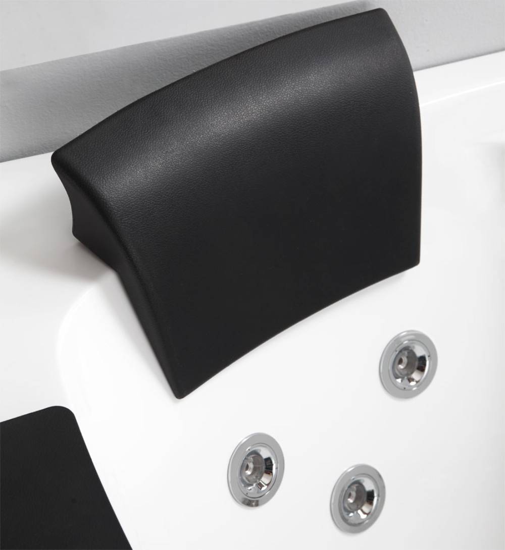 EAGO - 5 ft Clear Rounded Right Corner Acrylic Whirlpool Bathtub | AM198ETL-R EAGO - 5 ft Clear Rounded Right Corner Acrylic Whirlpool Bathtub | AM198ETL-R