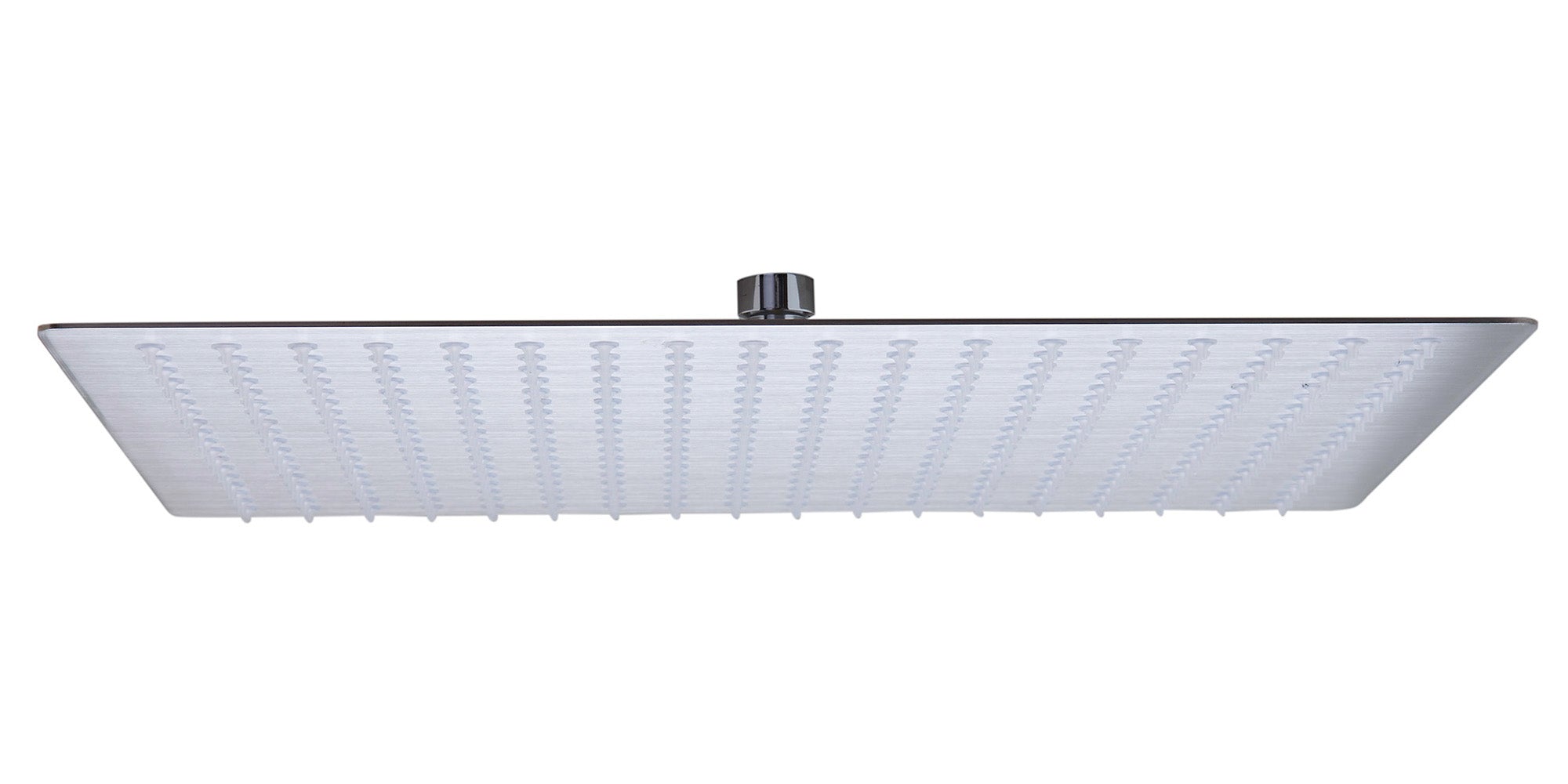 ALFI Brand - Solid Brushed Stainless Steel 16" Square Ultra Thin Rain Shower Head | RAIN16S-BSS ALFI Brand - Solid Brushed Stainless Steel 16" Square Ultra Thin Rain Shower Head | RAIN16S-BSS