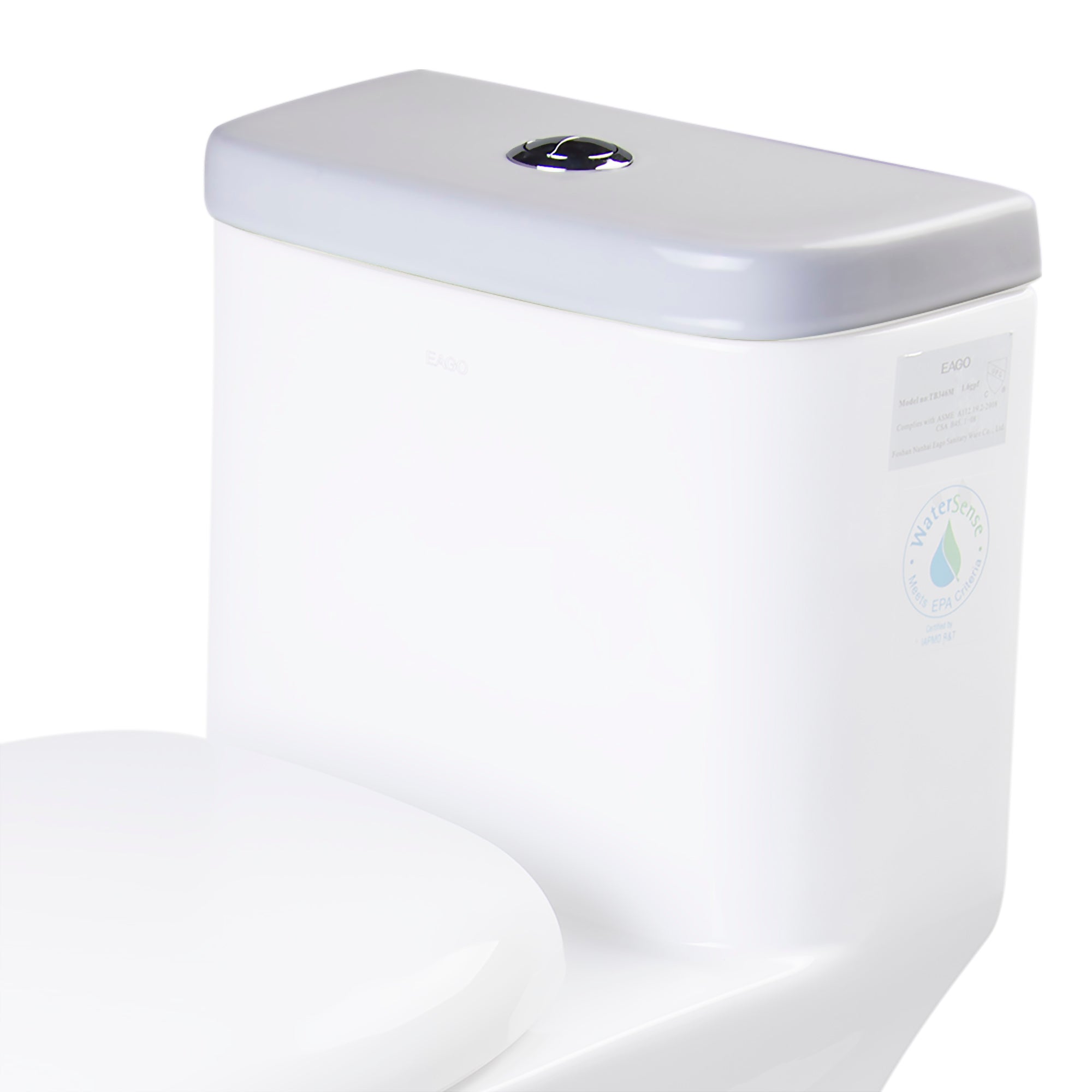 EAGO - Replacement Ceramic Toilet Lid for TB346 | R-346LID EAGO - Replacement Ceramic Toilet Lid for TB346 | R-346LID