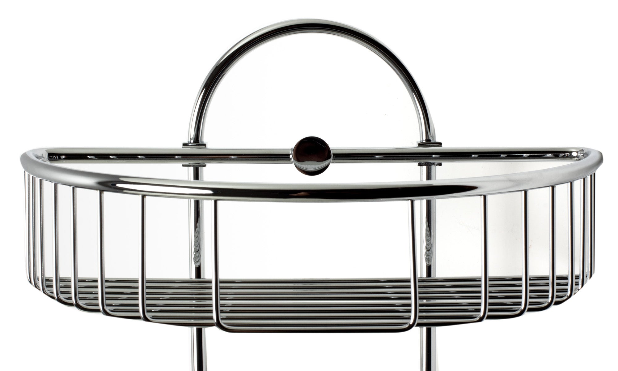 ALFI Brand - Polished Chrome Wall Mounted Double Basket Shower Shelf Bathroom Accessory | AB9534 ALFI Brand - Polished Chrome Wall Mounted Double Basket Shower Shelf Bathroom Accessory | AB9534