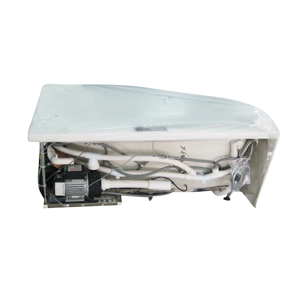 EAGO - 5 ft Clear Rounded Left Corner Acrylic Whirlpool Bathtub | AM198ETL-L EAGO - 5 ft Clear Rounded Left Corner Acrylic Whirlpool Bathtub | AM198ETL-L