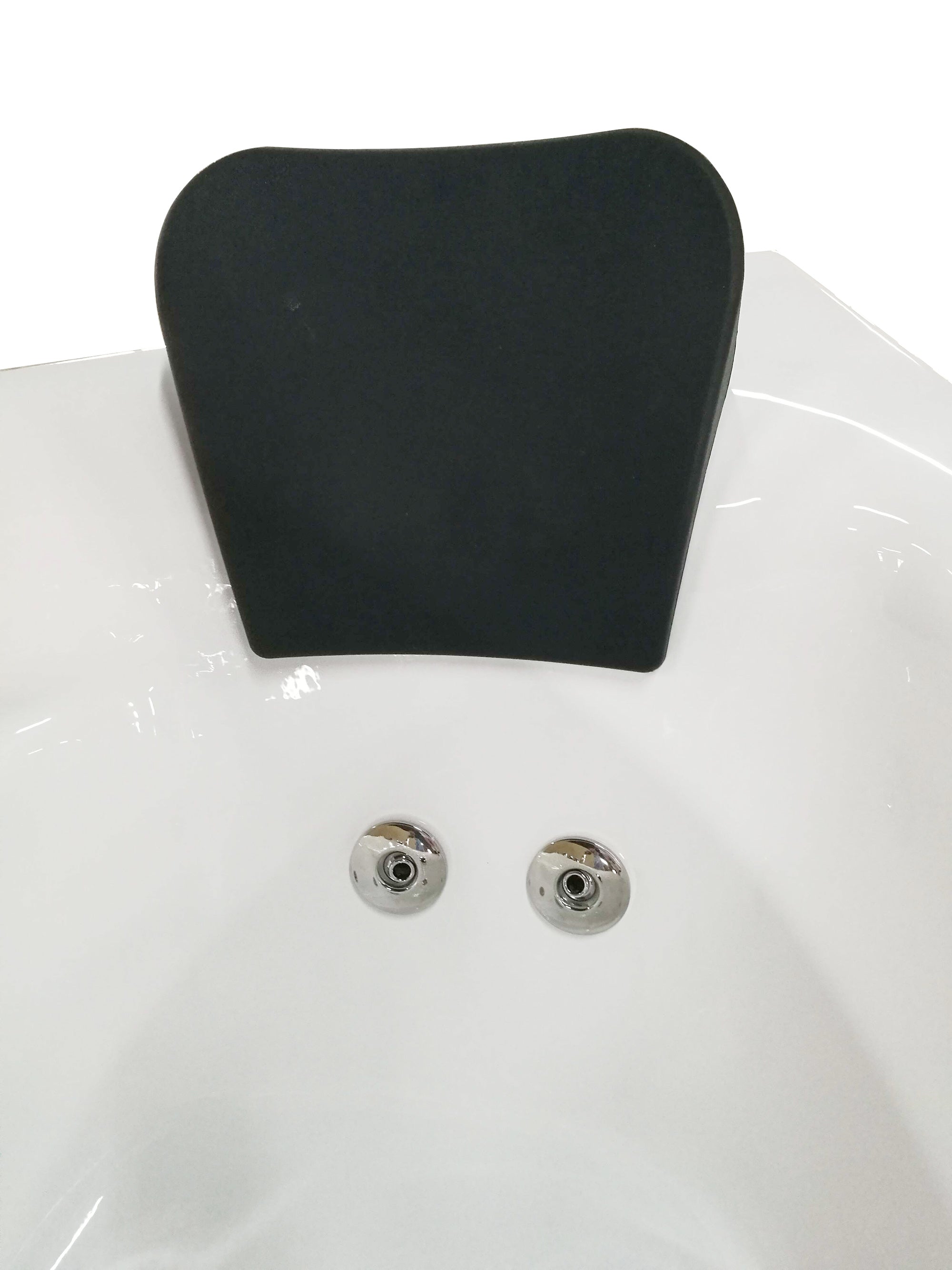 EAGO - 5' Single Person Corner White Acrylic Whirlpool Bath Tub - Drain on Left | AM161-L EAGO - 5' Single Person Corner White Acrylic Whirlpool Bath Tub - Drain on Left | AM161-L