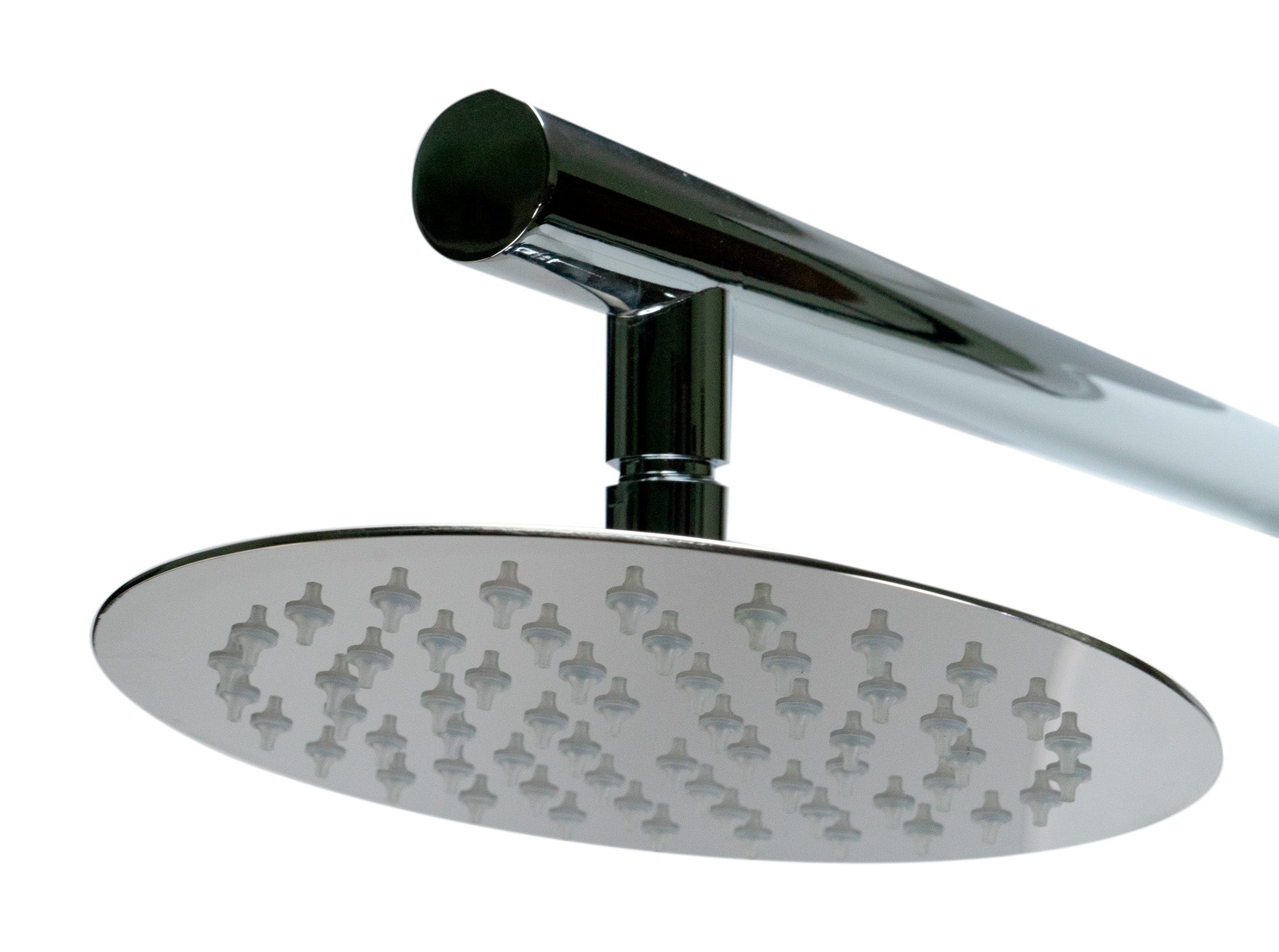 ALFI Brand - White Glass Shower Panel with 2 Body Sprays and Rain Shower Head | ABSP50W ALFI Brand - White Glass Shower Panel with 2 Body Sprays and Rain Shower Head | ABSP50W
