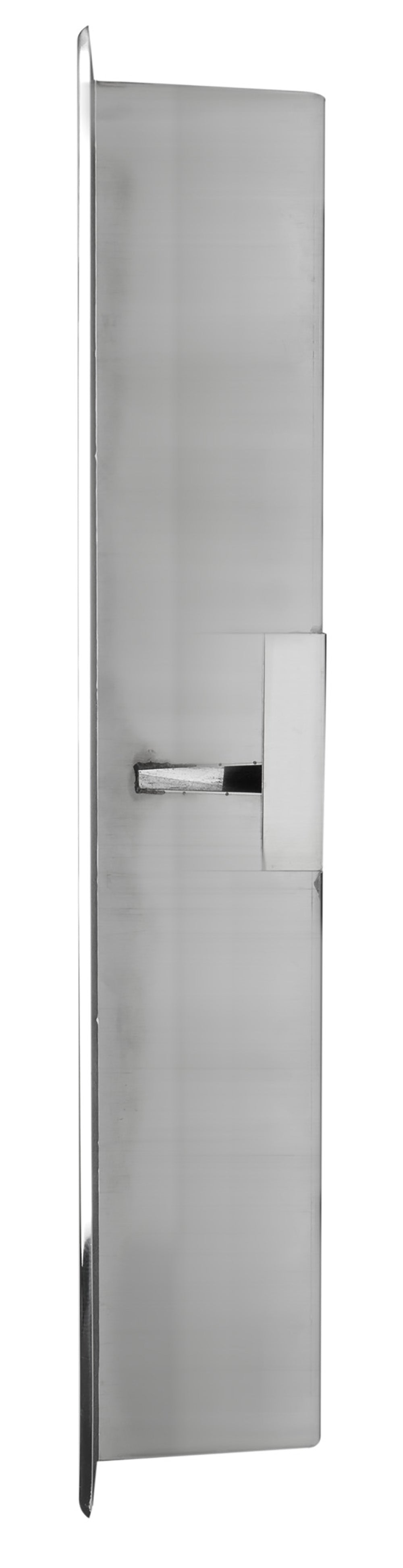ALFI Brand - 12 x 24 Polished Stainless Steel Vertical Double Shelf Bath Shower Niche | ABN1224-PSS ALFI Brand - 12 x 24 Polished Stainless Steel Vertical Double Shelf Bath Shower Niche | ABN1224-PSS