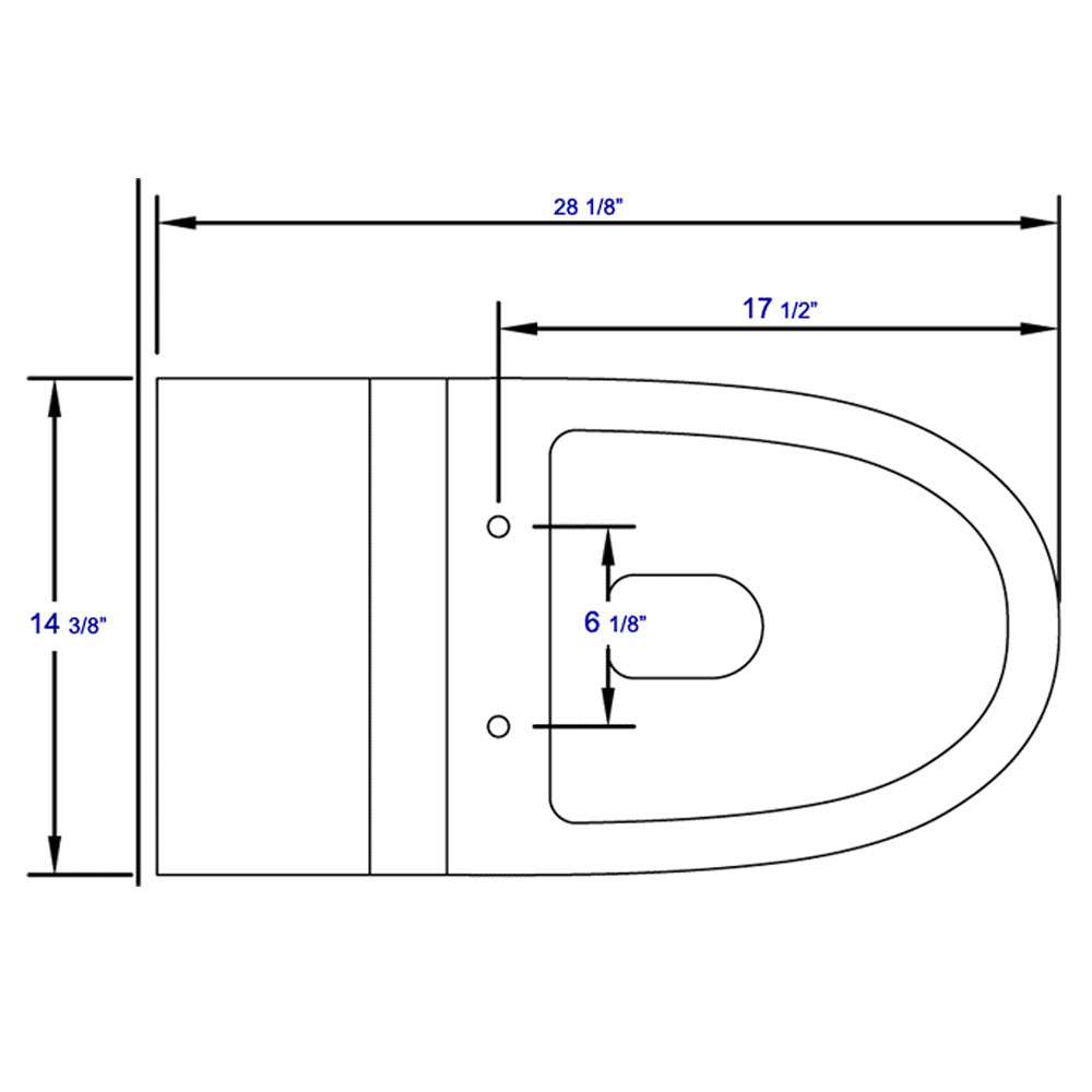 EAGO - Replacement Soft Closing Toilet Seat for TB326 | R-326SEAT EAGO - Replacement Soft Closing Toilet Seat for TB326 | R-326SEAT