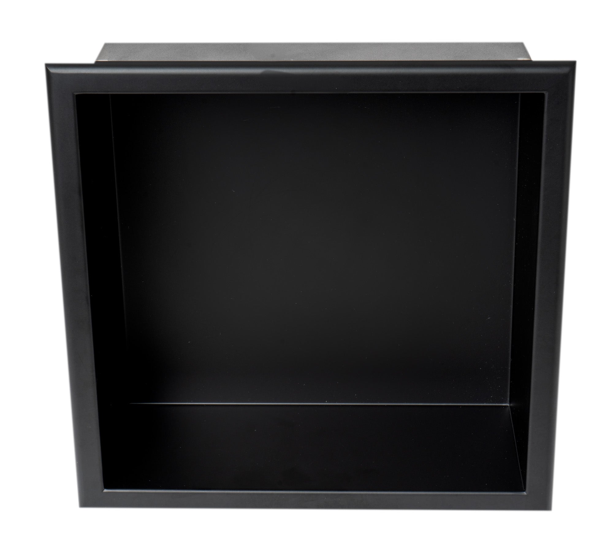 ALFI Brand - 12" x 12" Black Matte Stainless Steel Square Single Shelf Bath Shower Niche | ABNC1212-BLA ALFI Brand - 12" x 12" Black Matte Stainless Steel Square Single Shelf Bath Shower Niche | ABNC1212-BLA
