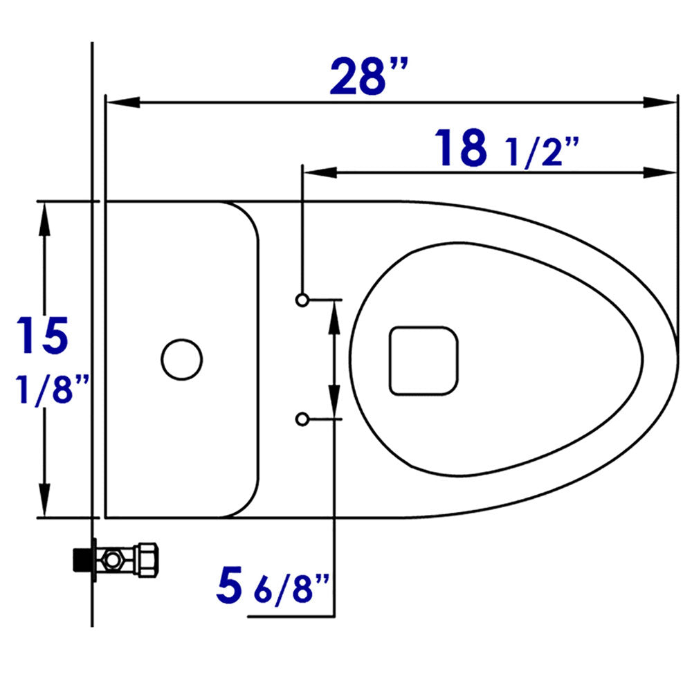 EAGO - Replacement Soft Closing Toilet Seat for TB346 | R-346SEAT EAGO - Replacement Soft Closing Toilet Seat for TB346 | R-346SEAT
