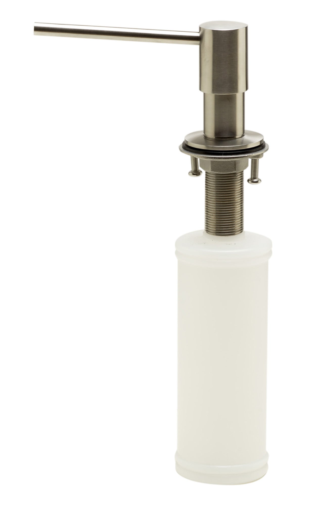 ALFI Brand - Modern Round Brushed Stainless Steel Soap Dispenser | AB5006-BSS ALFI Brand - Modern Round Brushed Stainless Steel Soap Dispenser | AB5006-BSS